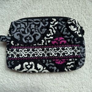 Vera Bradley Mini Cosmetic Bag Canterbury Magenta Retired